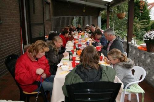 Eten met 22 man